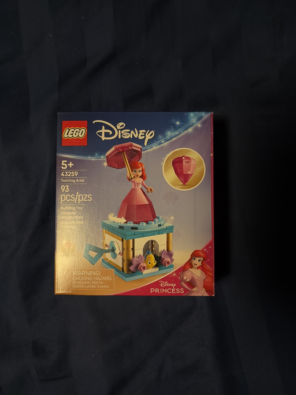 LEGO Disney Princess Twirling Ariel 43259 Building Set - New, Sealed
